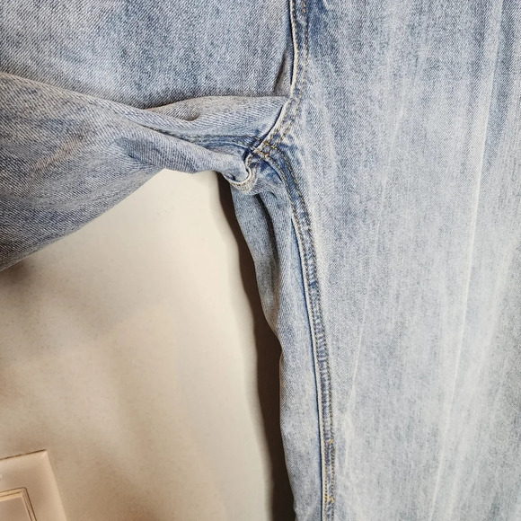 Princess Polly Asymmetrical button fly straight jeans. Women's size 12. - Picture 9 of 15